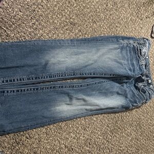 Miss Me Women's Straight Leg Jeans in Medium Blue Wash